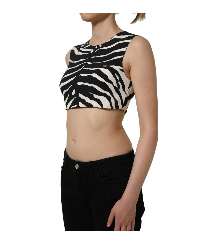 Dolce & Gabbana Tank Top in black, Viscose — view 4