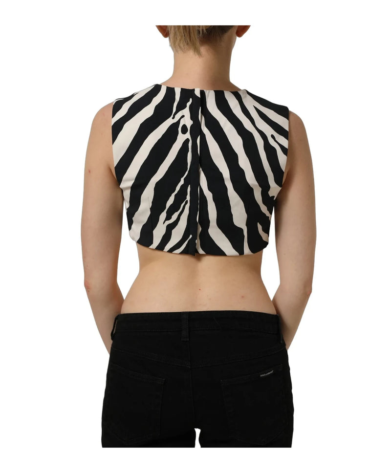 Dolce & Gabbana Tank Top in black, Viscose — view 5