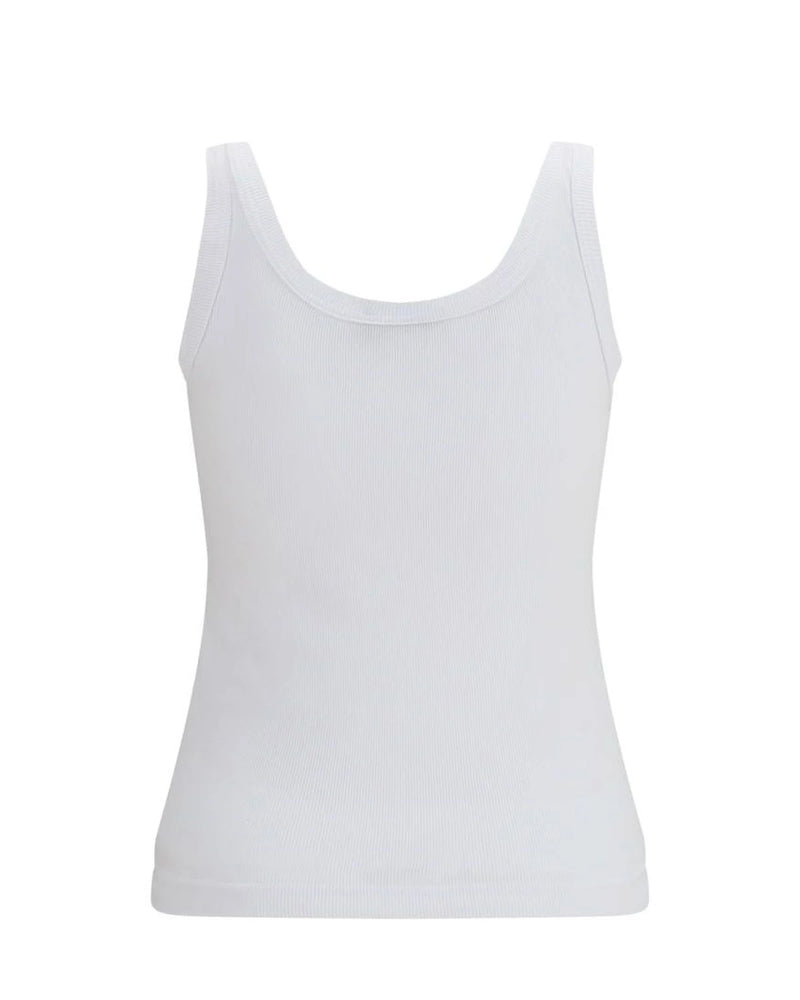 Dolce & Gabbana Tank Top in white, Cotton — view 2