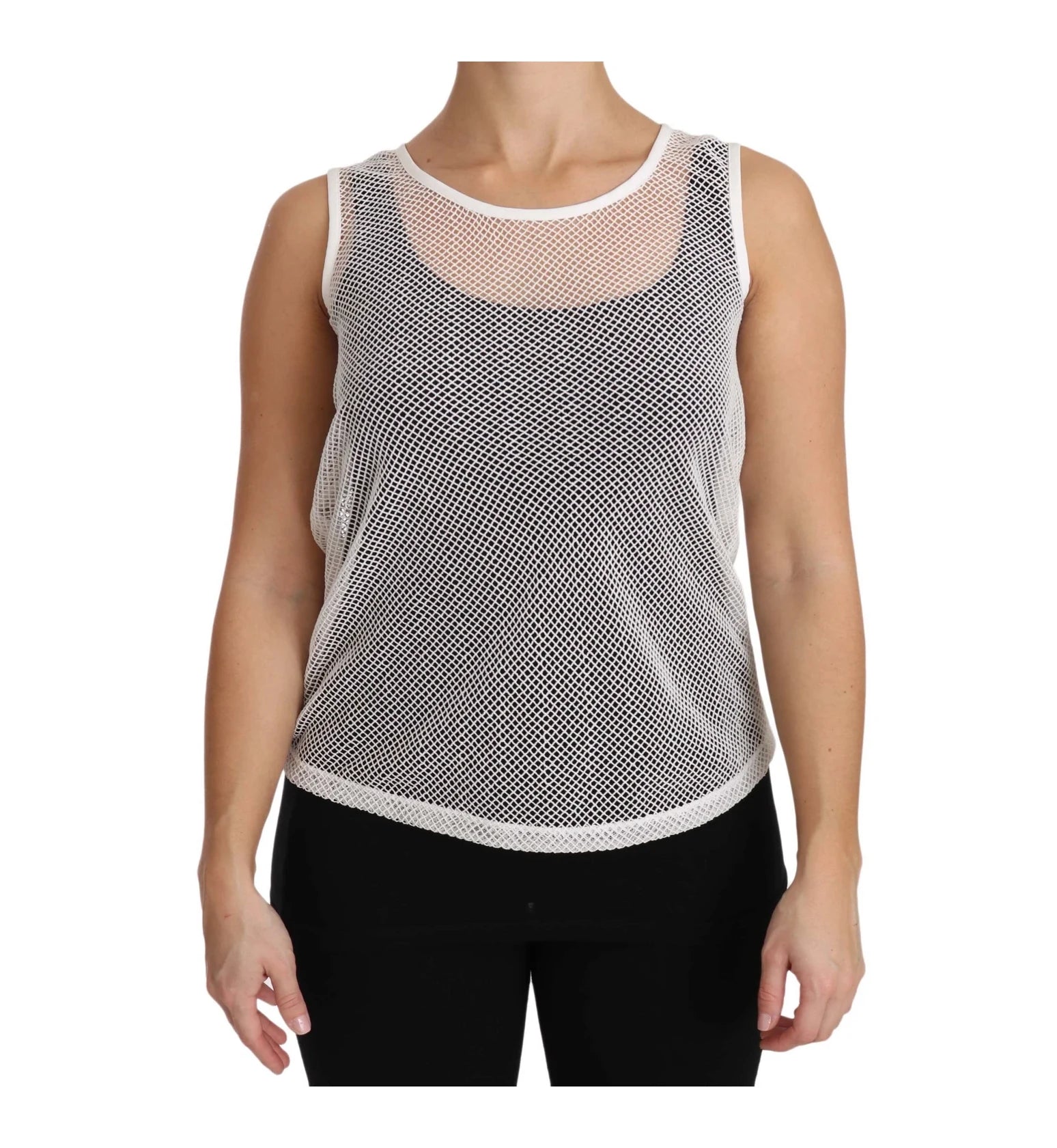 Dolce & Gabbana Tank Top in white, Cotton — view 4