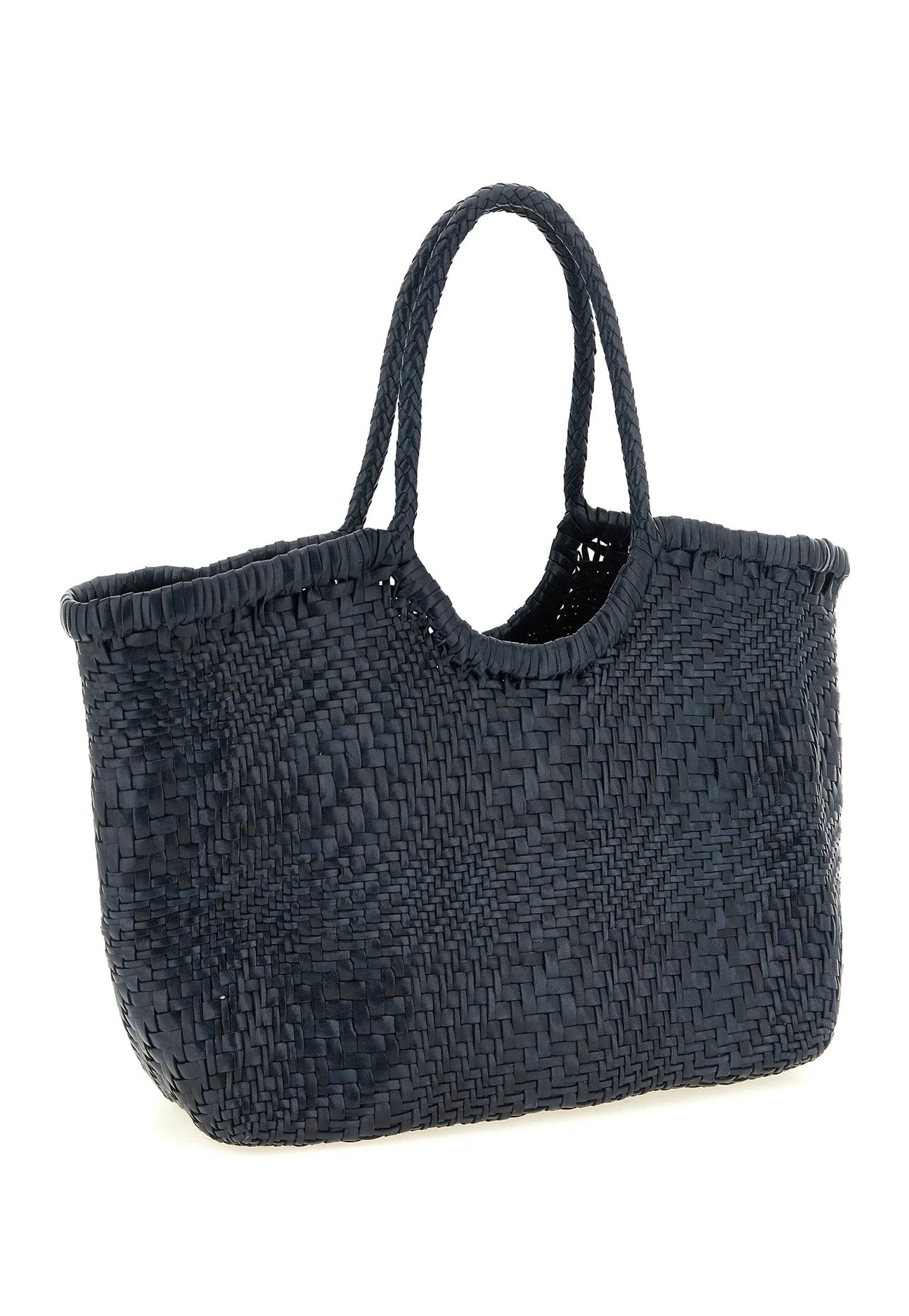 Dragon Diffusion Tote Bag in blue, Calfskin Leather — view 2