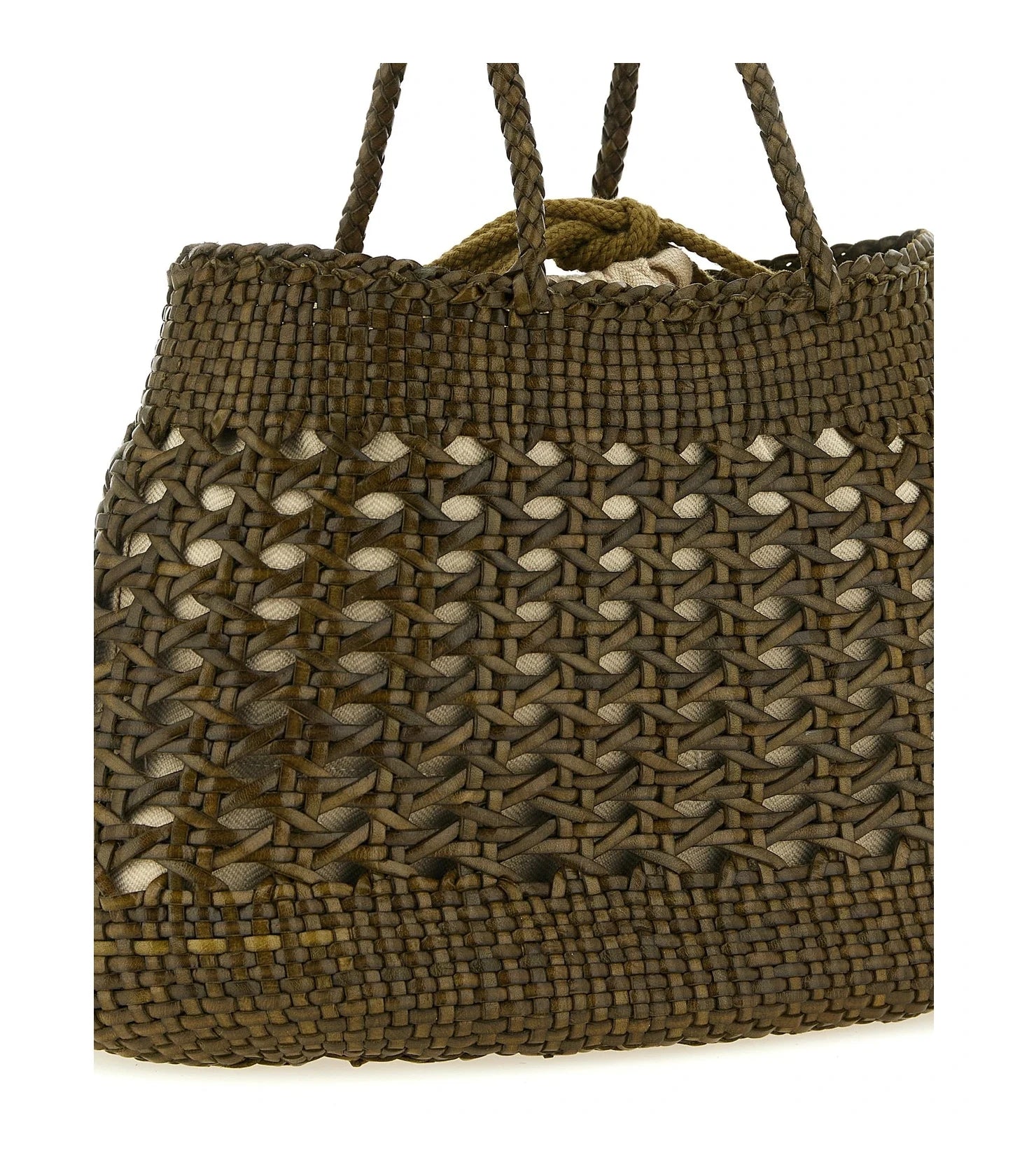 Dragon Diffusion Tote Bag in brown, Calfskin Leather — view 3