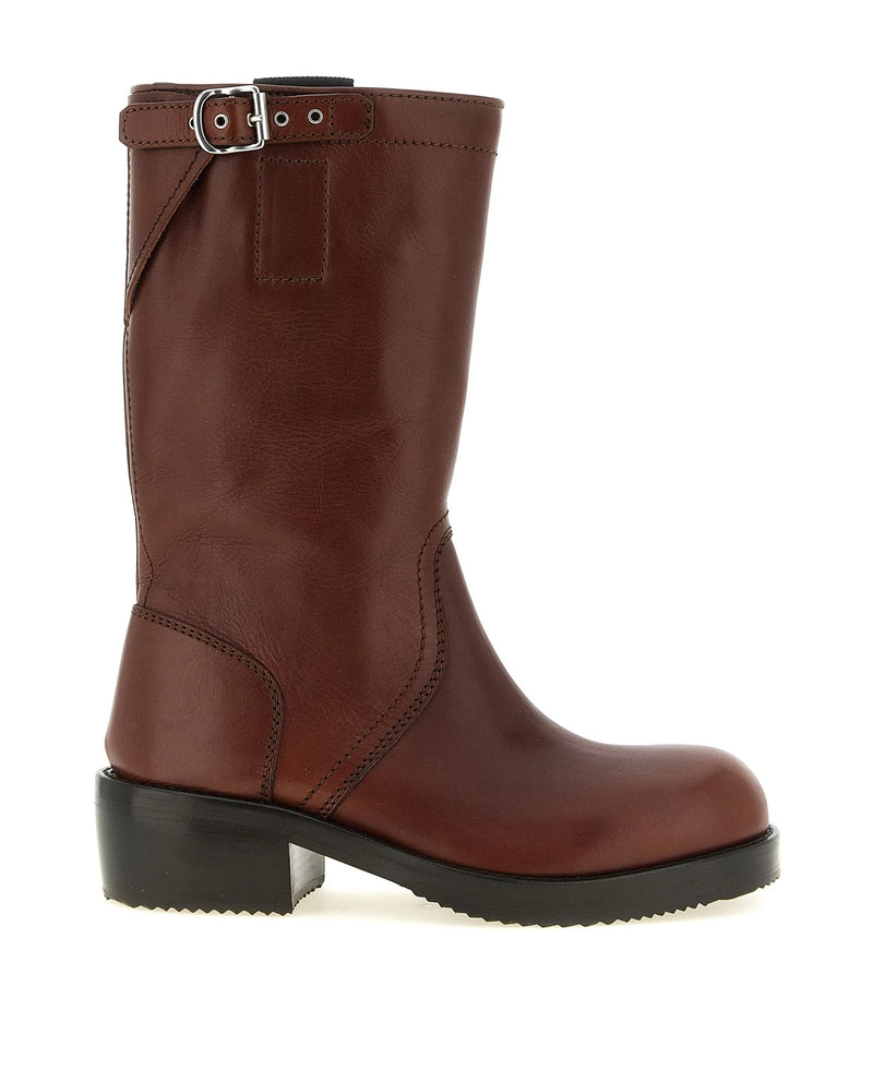 Dries Van Noten Ankle Boots in brown, Bovine Leather