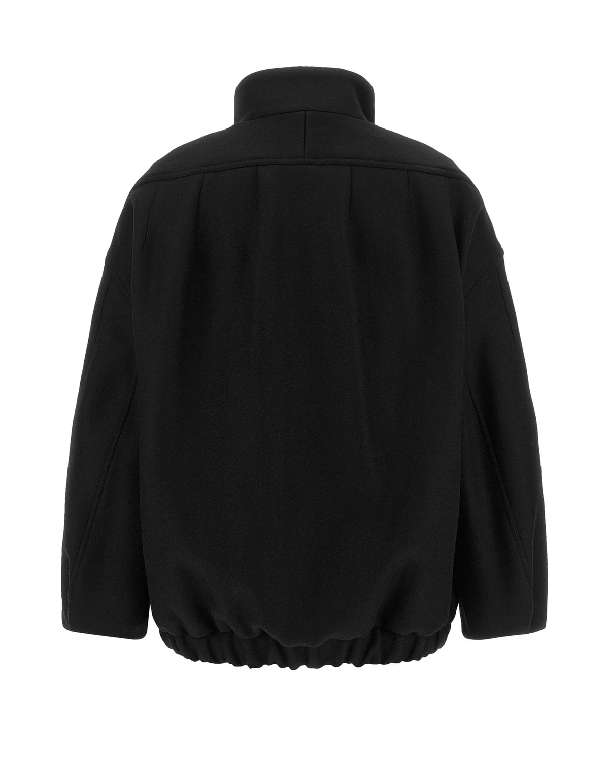 Dries Van Noten Bomber Jacket in black, Wool — view 2