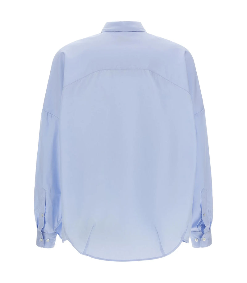 Dries Van Noten Dress Shirt in blue, Cotton — view 2