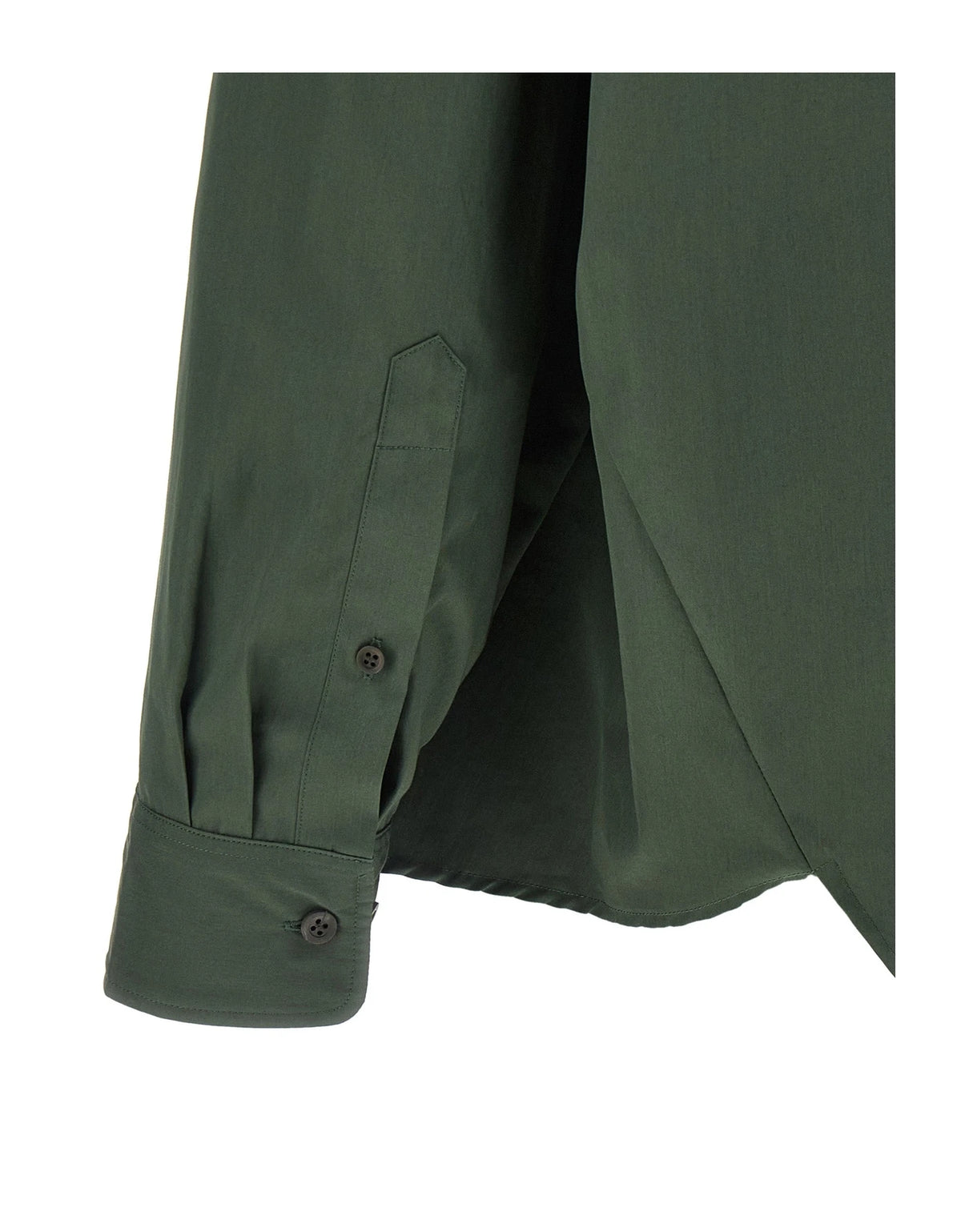 Dries Van Noten Dress Shirt in green, Cotton — view 4