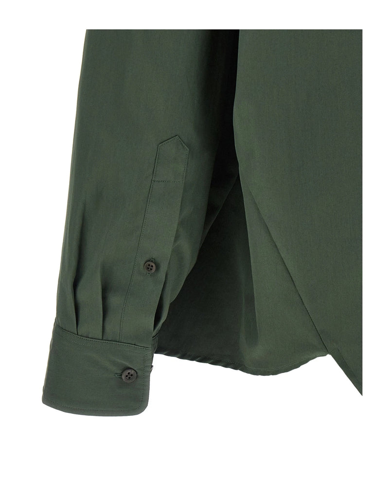 Dries Van Noten Dress Shirt in green, Cotton — view 4