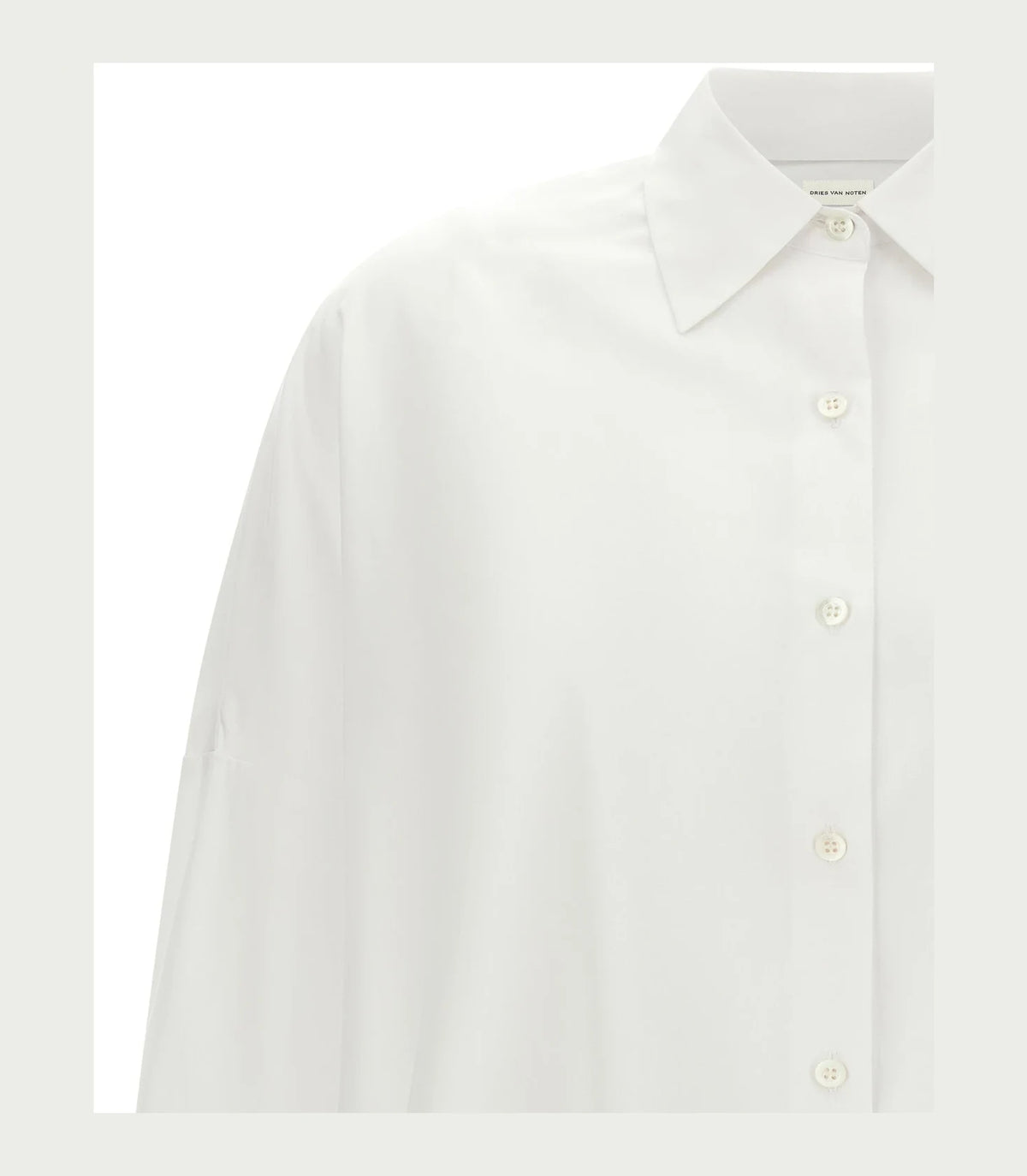 Dries Van Noten Dress Shirt in white, Cotton — view 3