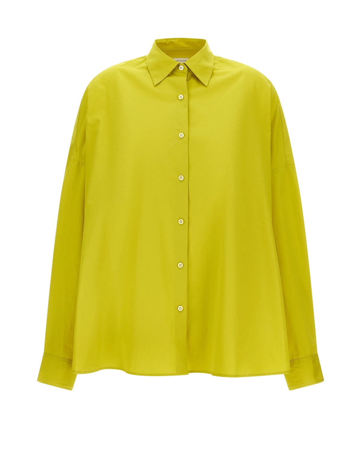 Dries Van Noten Dress Shirt in yellow, Cotton