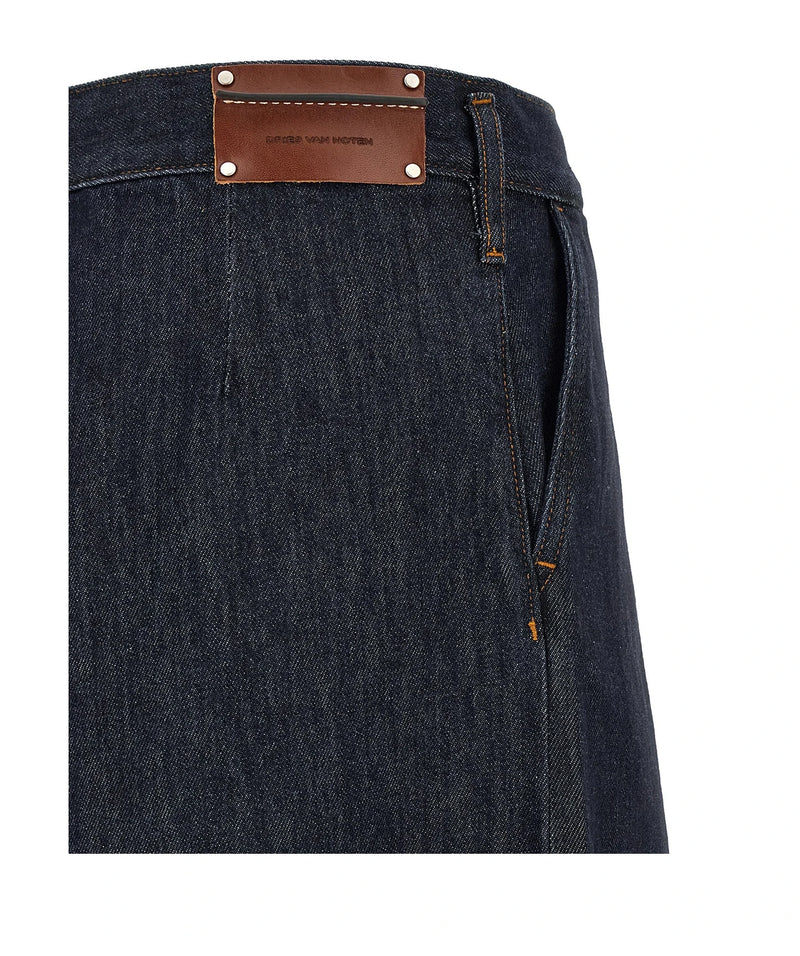 Dries Van Noten Jean in blue — view 4