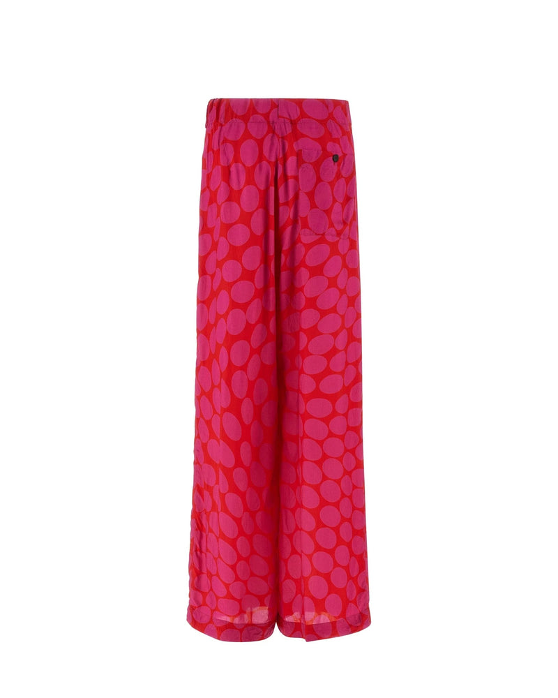 Dries Van Noten Palazzo Pant in pink, Viscose — view 2