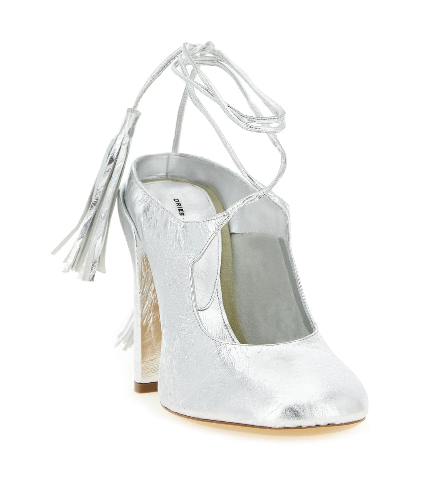 Dries Van Noten Silver Pumps 