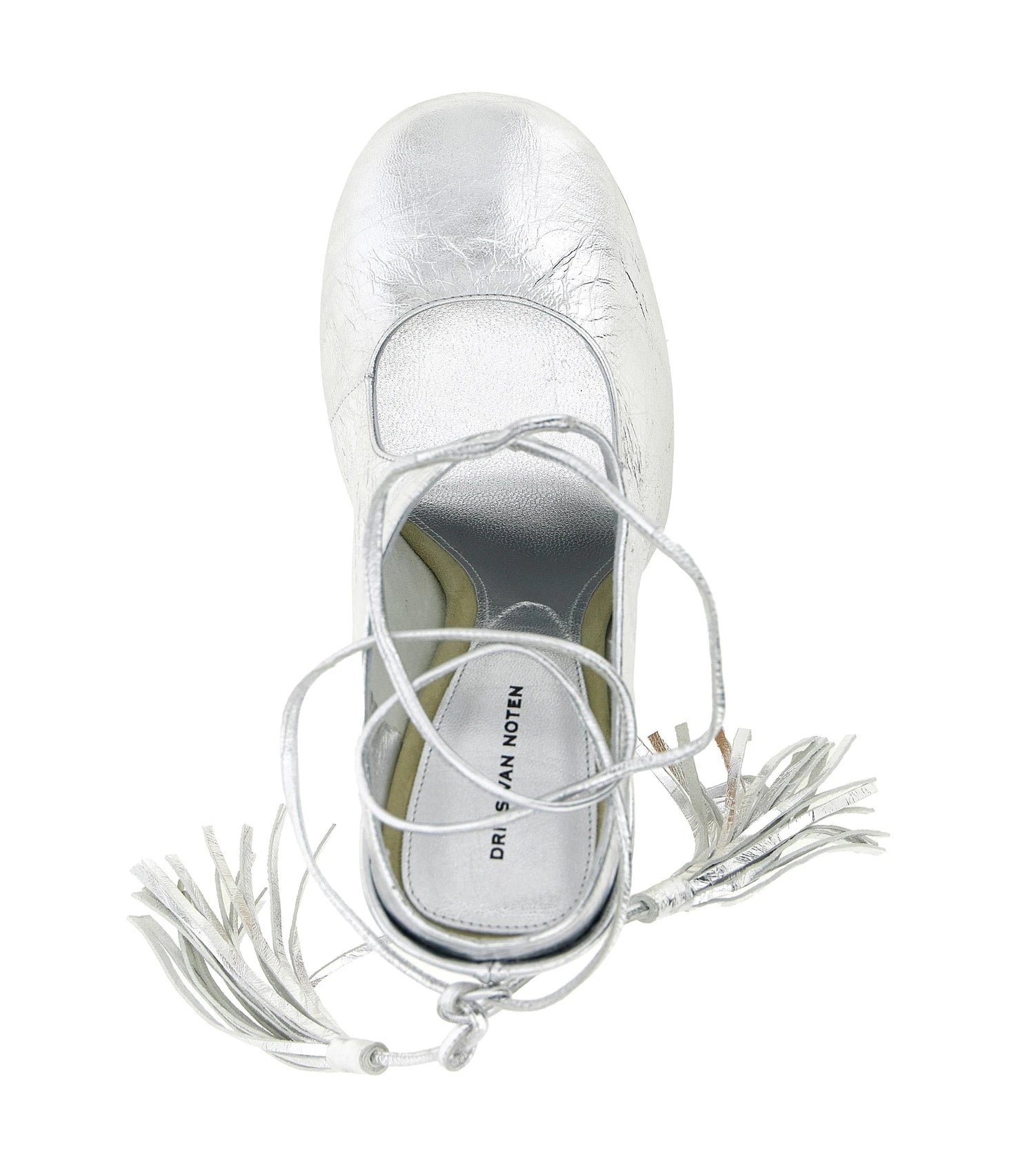 Dries Van Noten Silver Pumps 