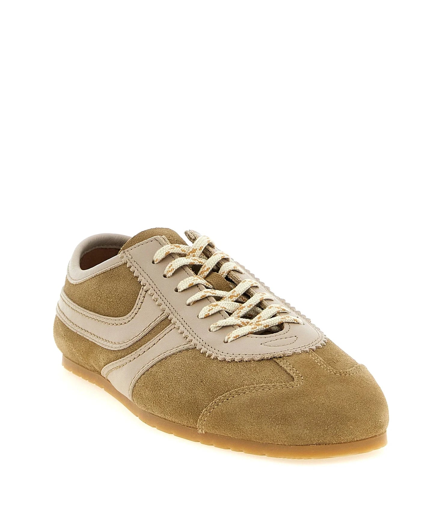 Dries Van Noten Sneakers in beige, Calfskin Leather — view 2