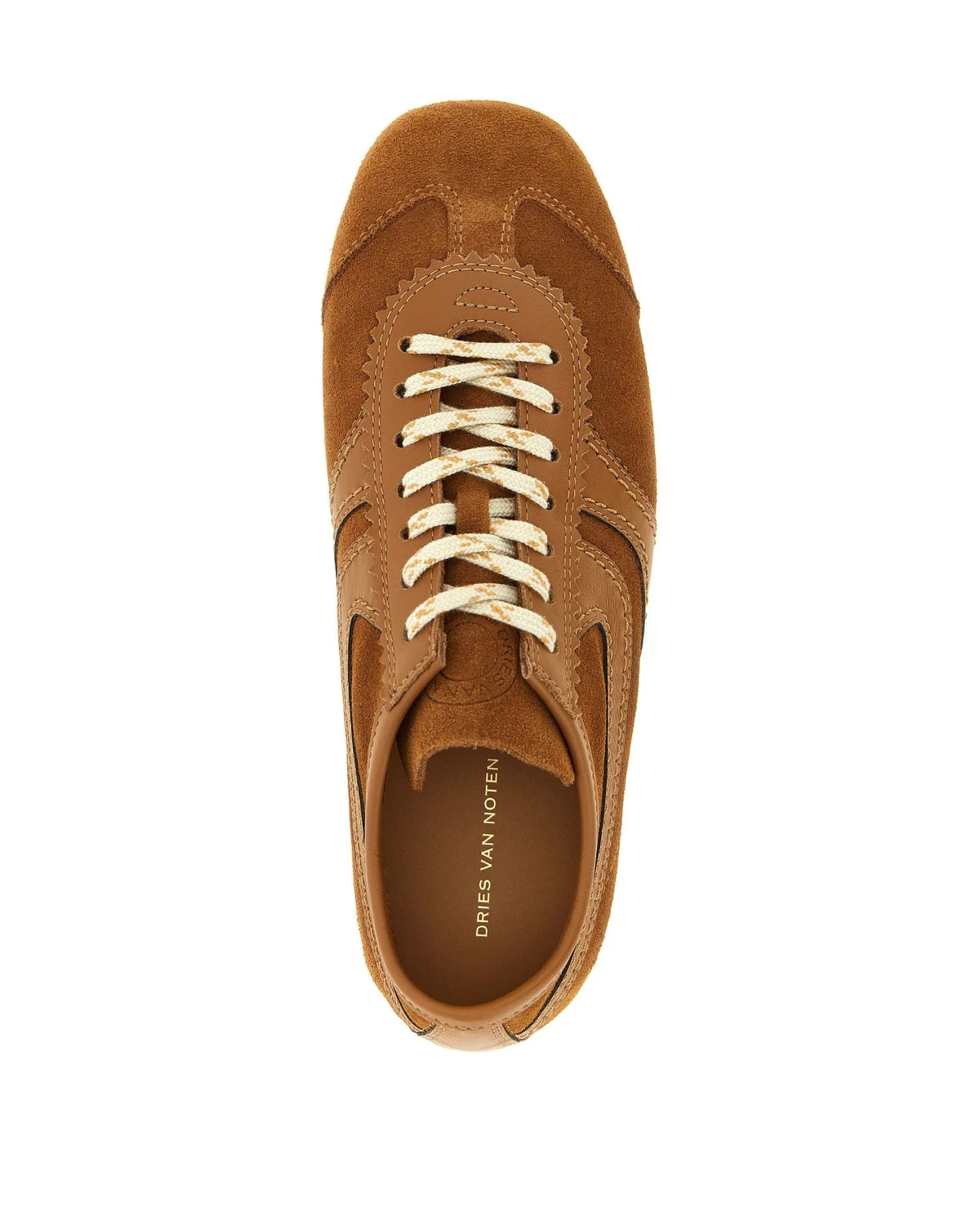 Dries Van Noten Sneakers in brown, Calfskin Leather — view 4
