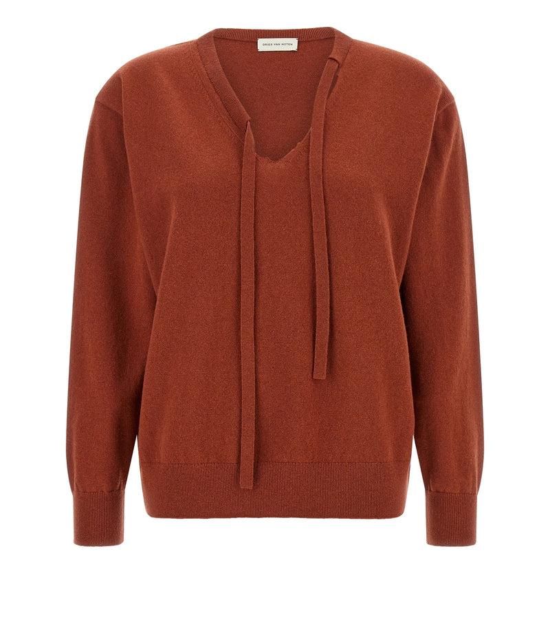 Dries Van Noten Sweater in red, Cashmere