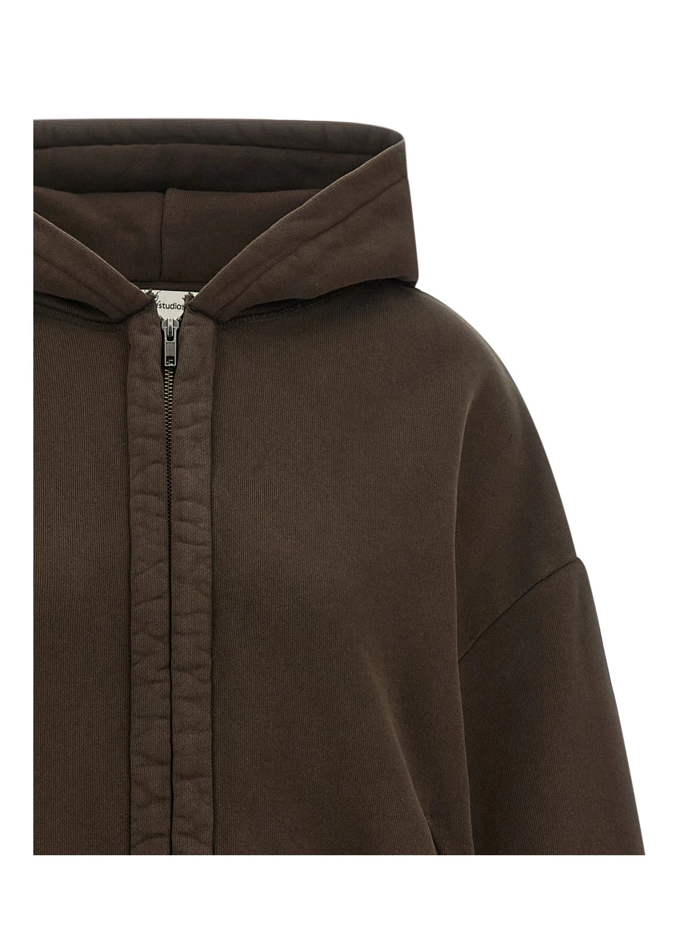 Entire Studios Hoodie in brown, Cotton — view 3