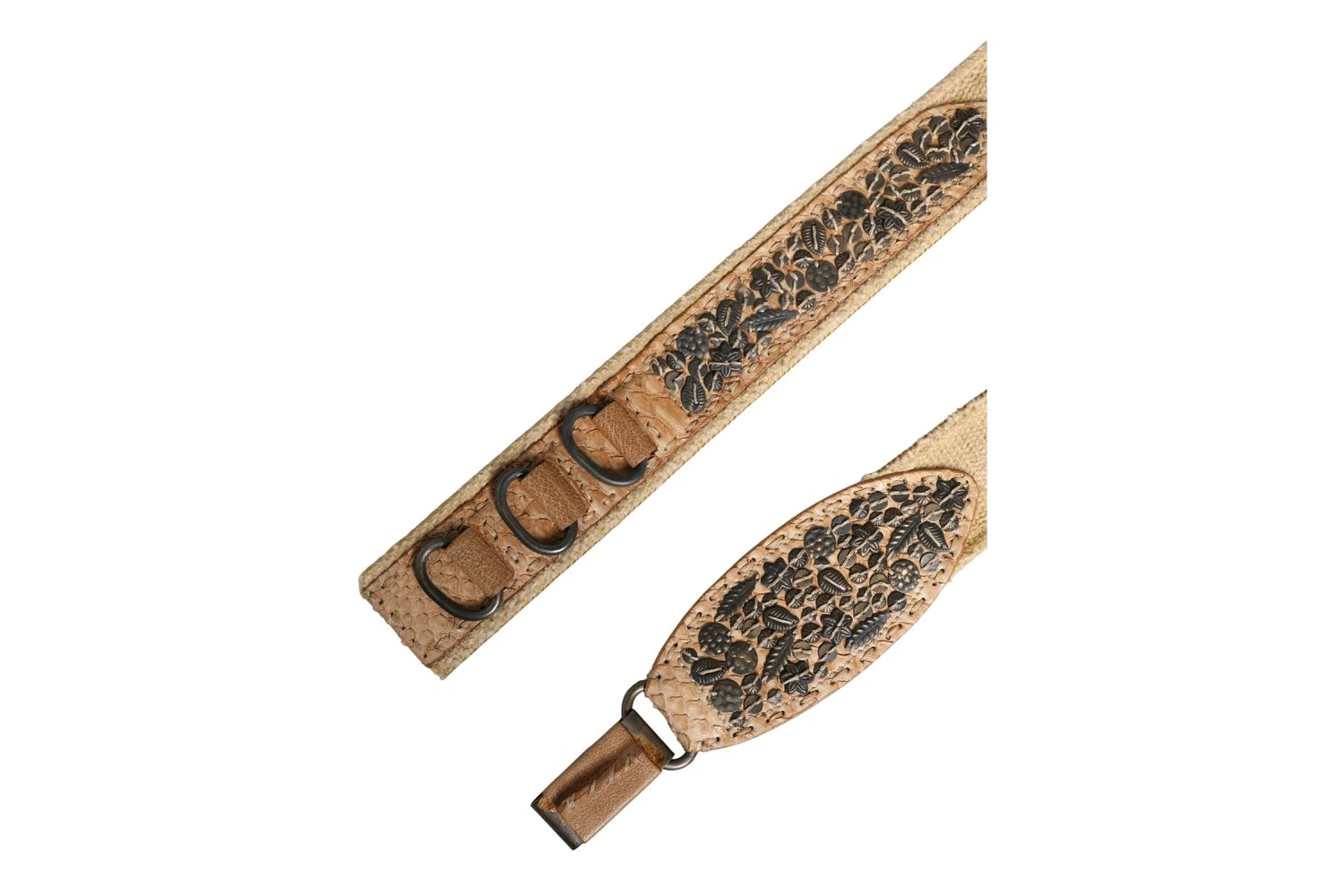 Ermanno Scervino Belts in beige, Leather — view 8