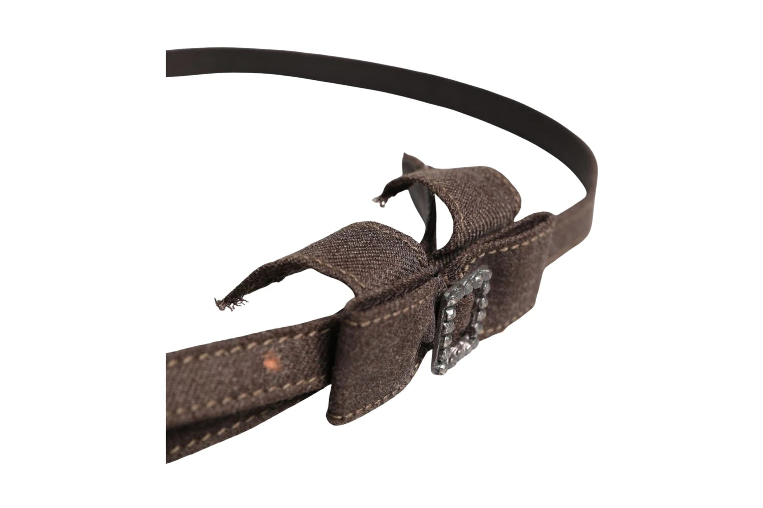 Ermanno Scervino Belts in brown, Wool Nylon — view 4