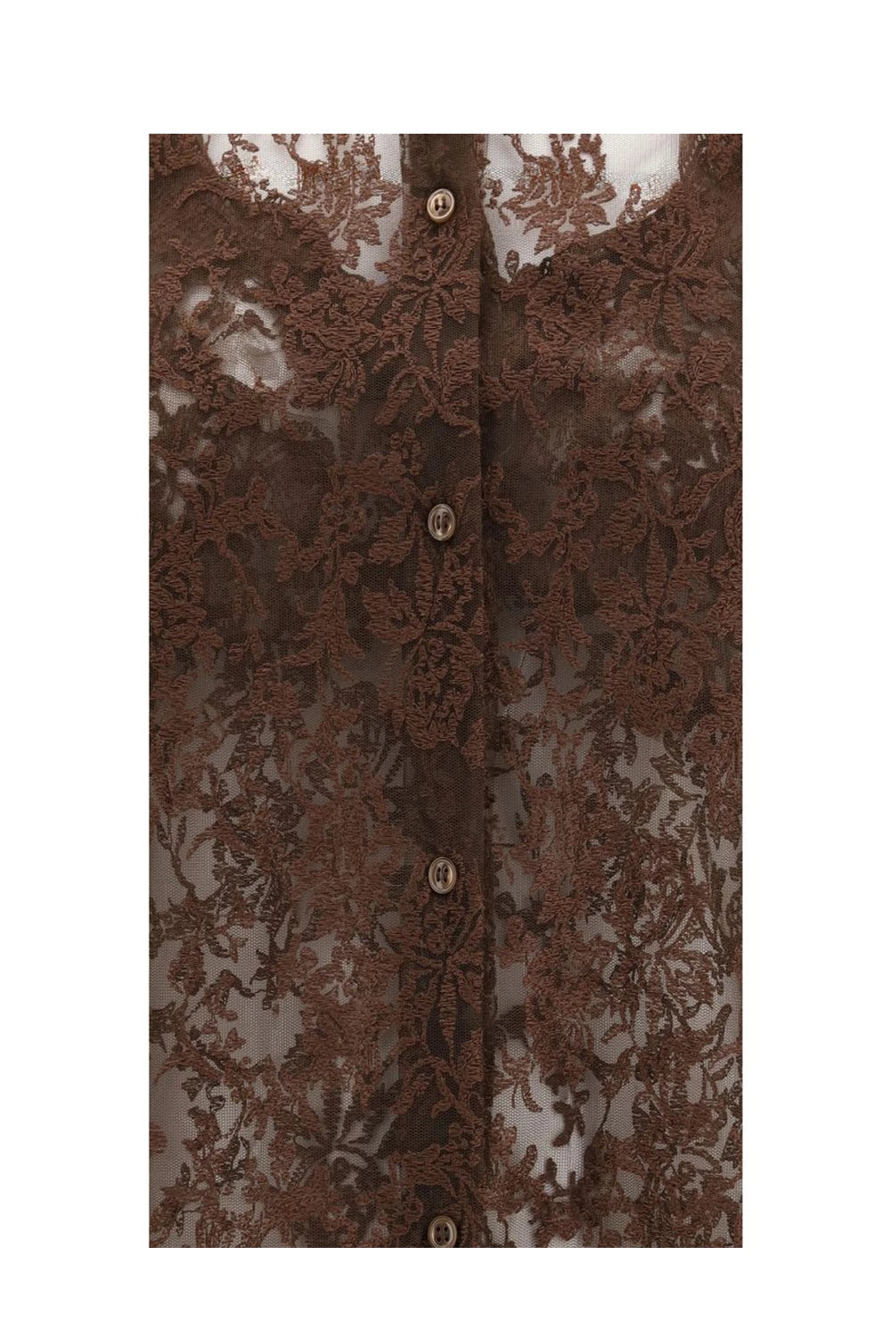 Ermanno Scervino Blouse in brown, Polyester — view 3