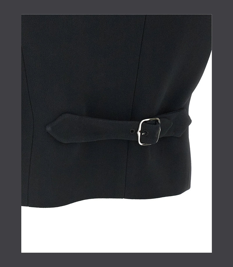 Ermanno Scervino Bolero Jacket in black, Viscose — view 4