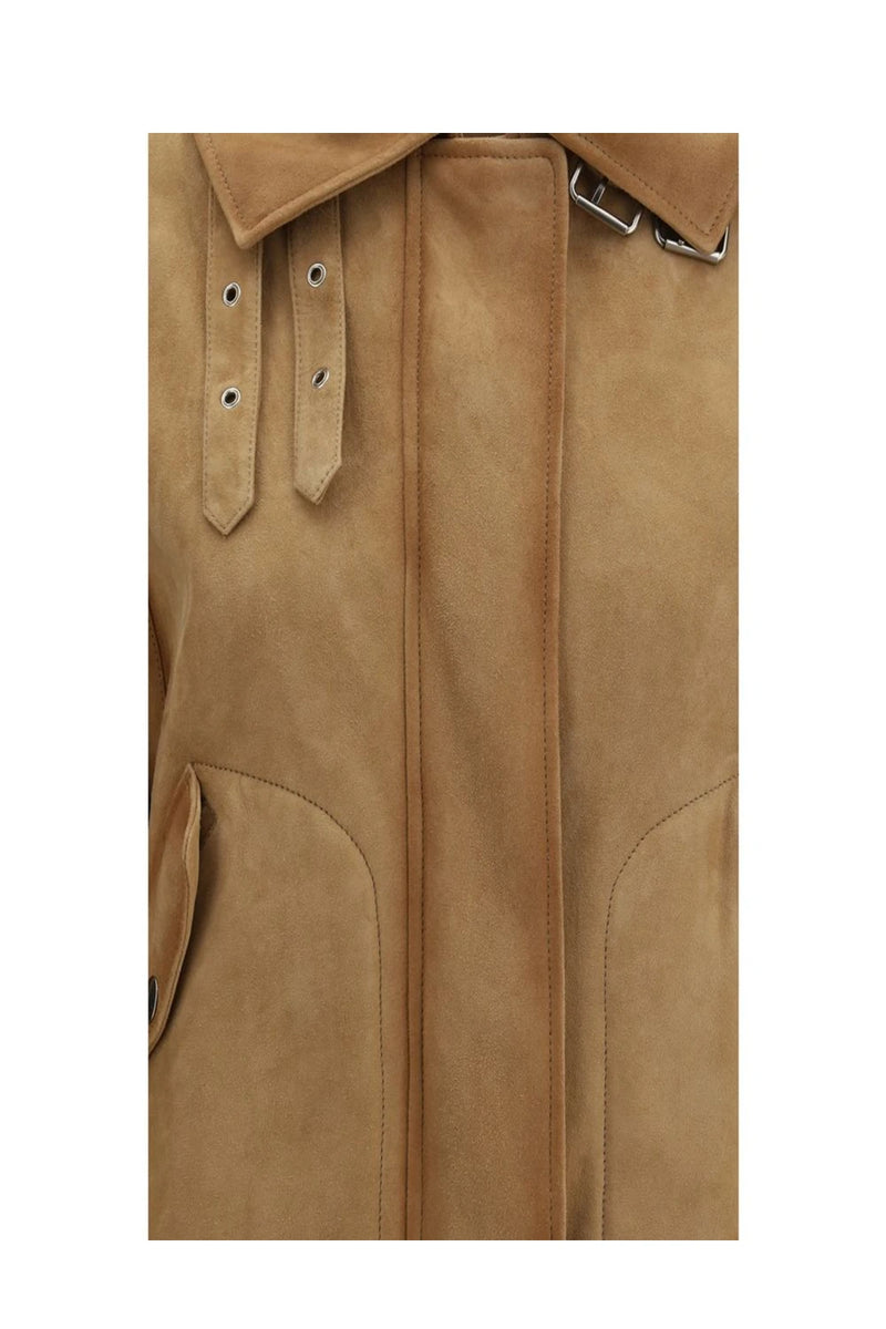 Ermanno Scervino Bomber Jacket in brown, Leather — view 3