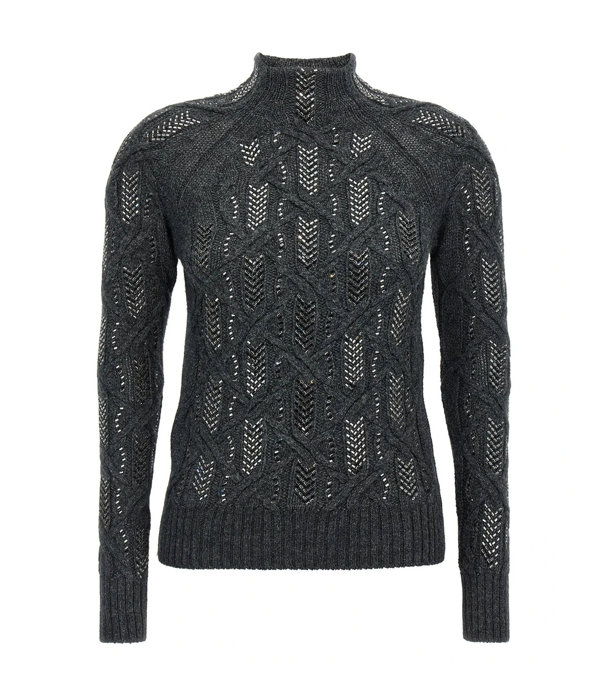 Ermanno Scervino Sweater in gray, Virgin Wool