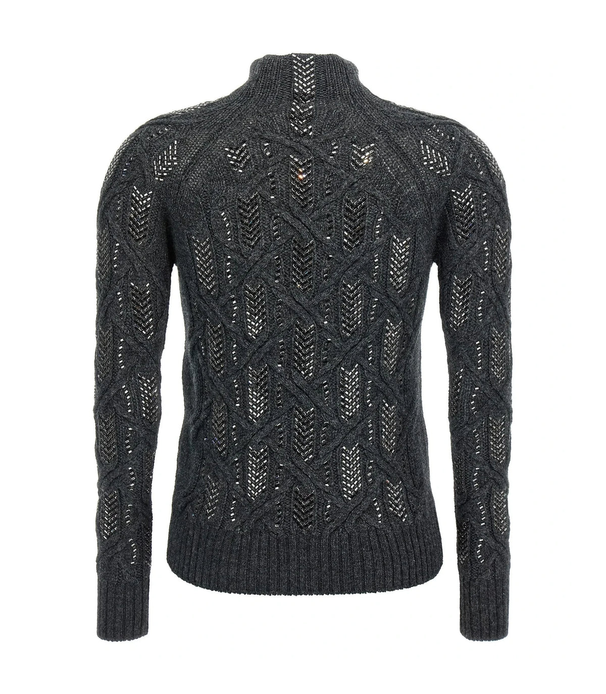 Ermanno Scervino Sweater in gray, Virgin Wool — view 2