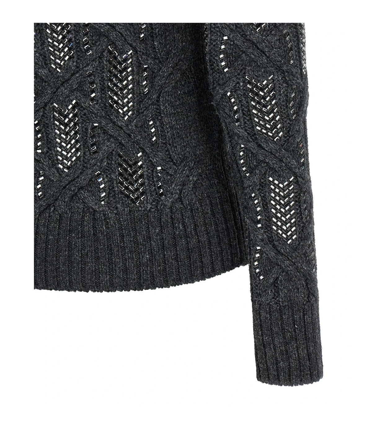 Ermanno Scervino Sweater in gray, Virgin Wool — view 4