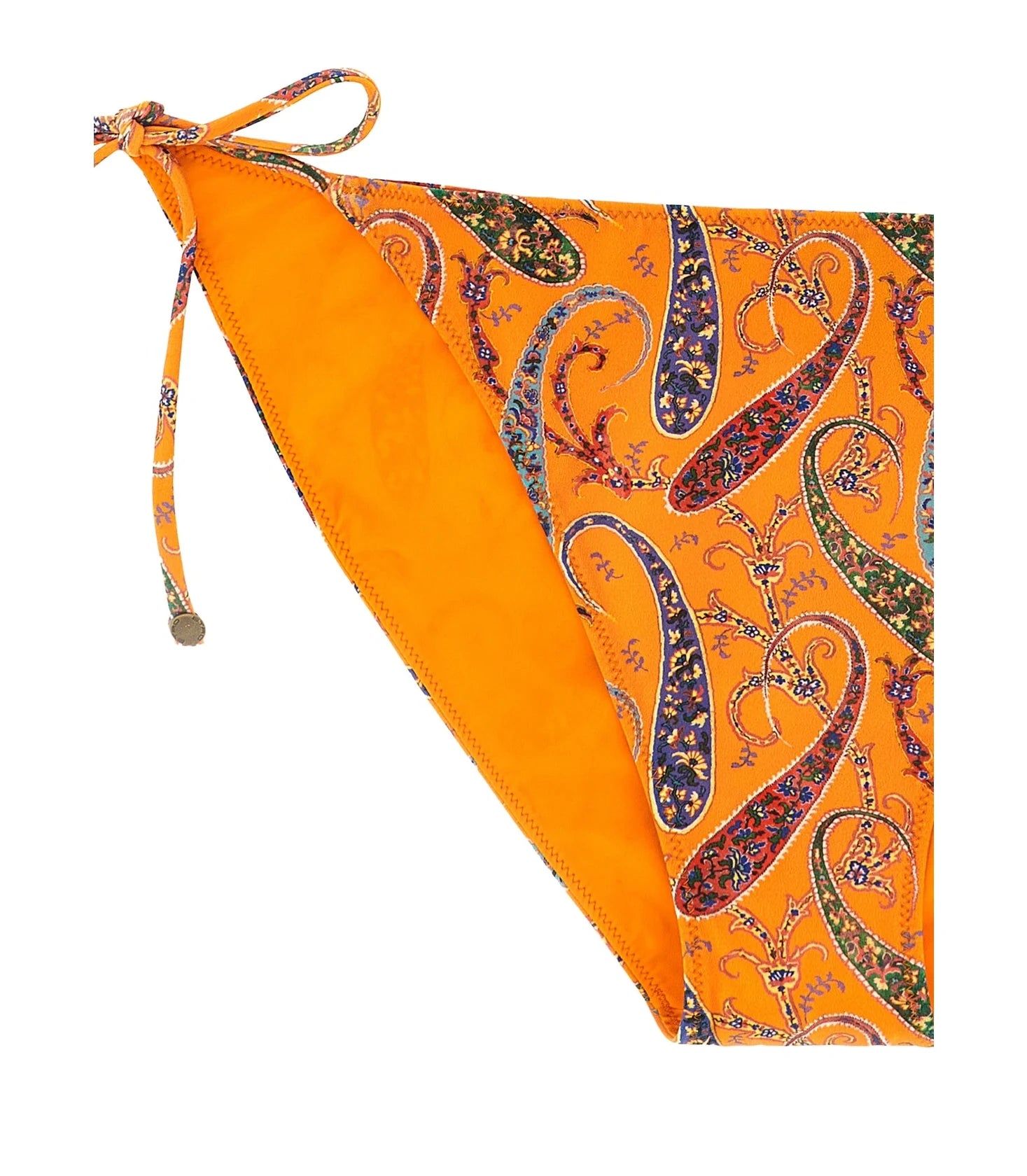 Etro Classic Bikini in orange, Polyamide — view 3