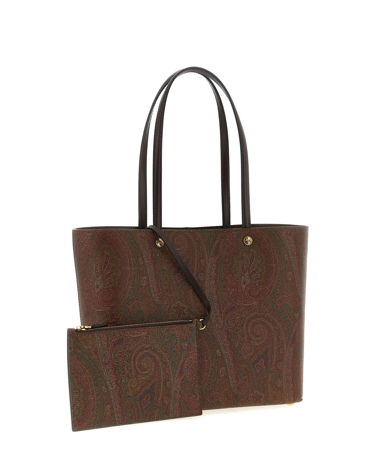 Etro Tote Bag in brown, Cotton — view 3