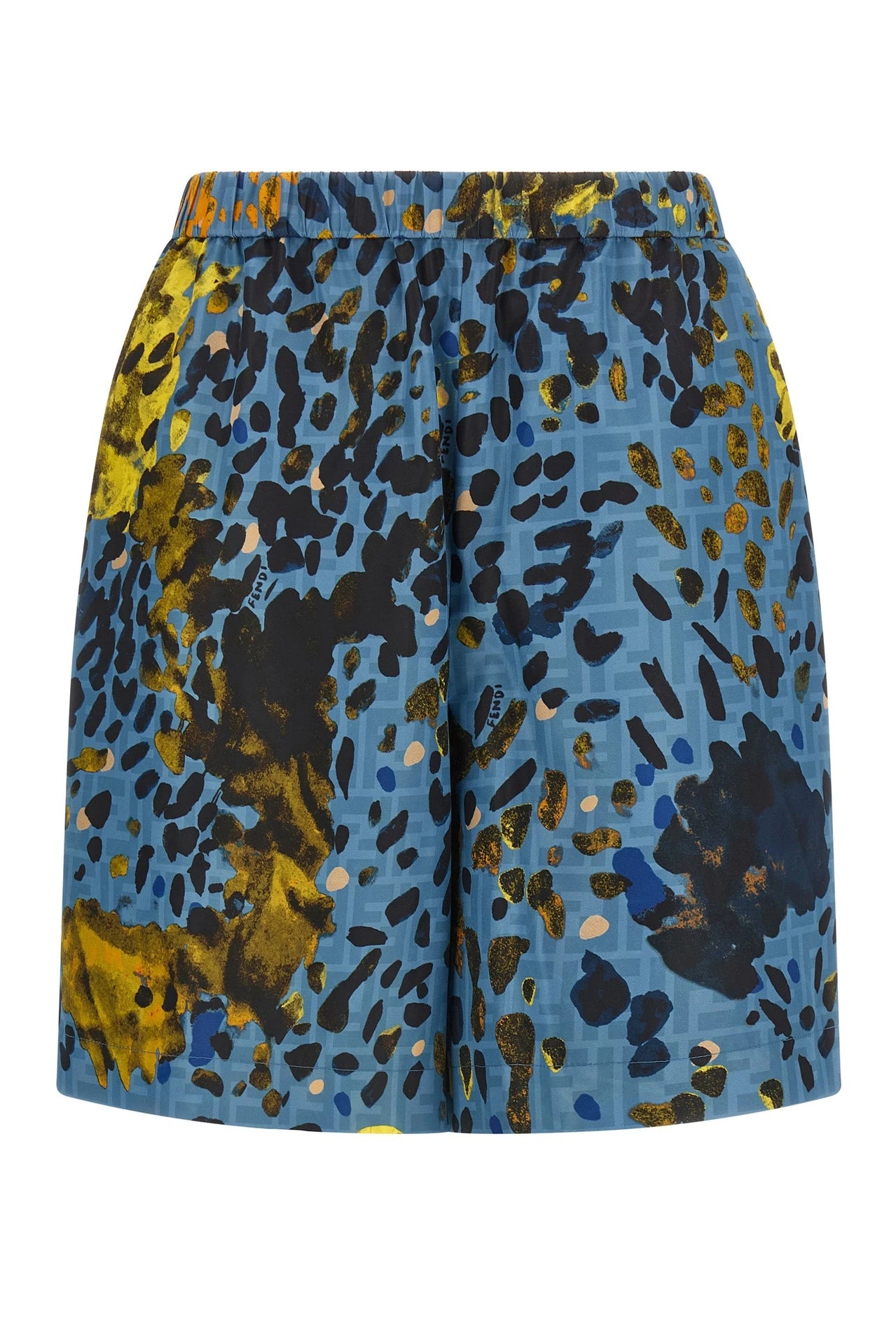 Fendi Bermuda in blue, Polyester