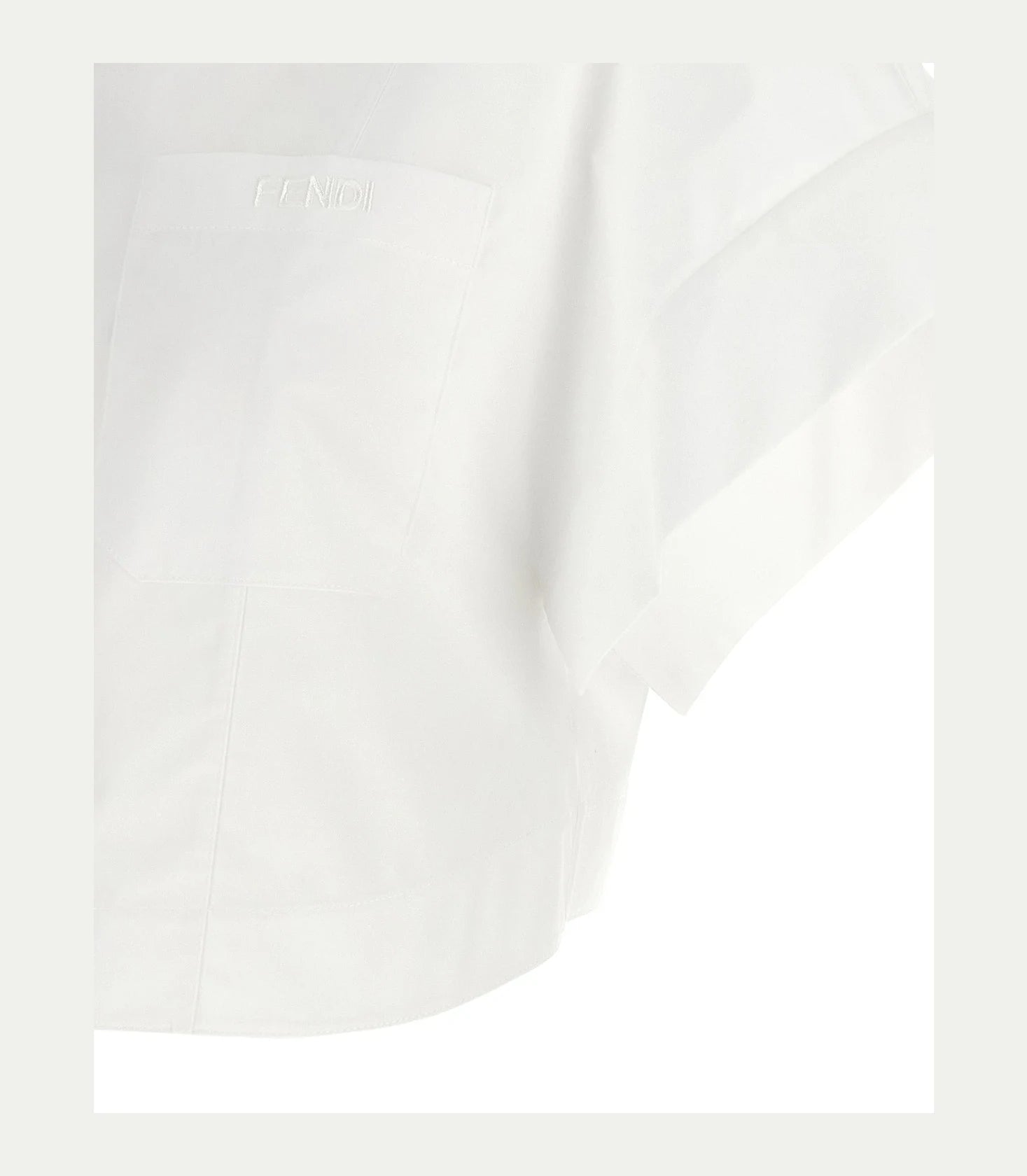 Fendi Blouse in white, Cotton — view 4