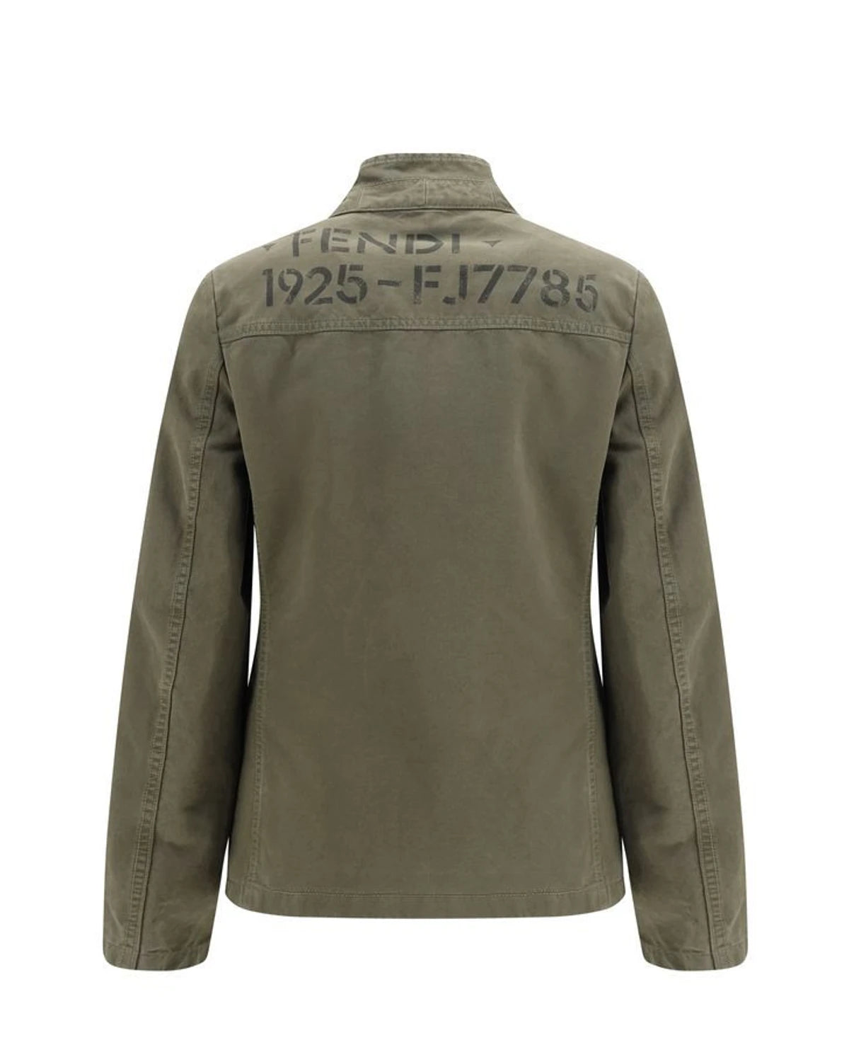 Fendi Bolero Jacket in green, Cotton — view 2