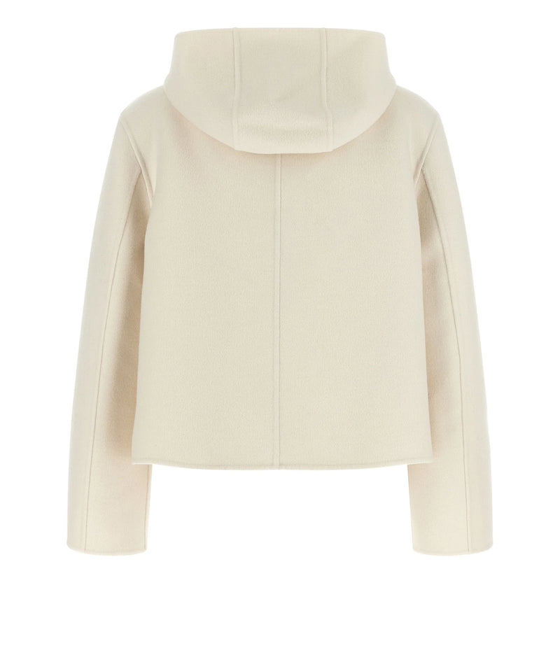 Fendi Bolero Jacket in white, Virgin Wool — view 2