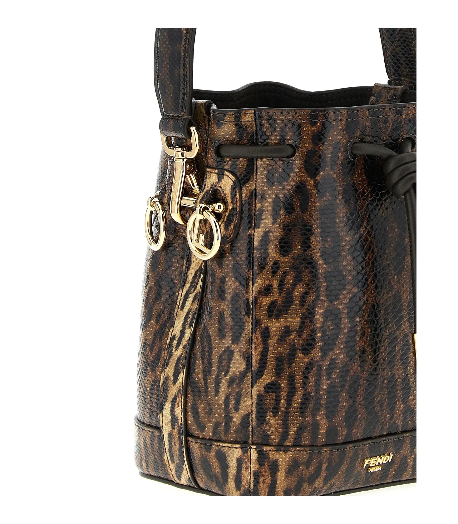Fendi Bucket Bag in brown — view 3