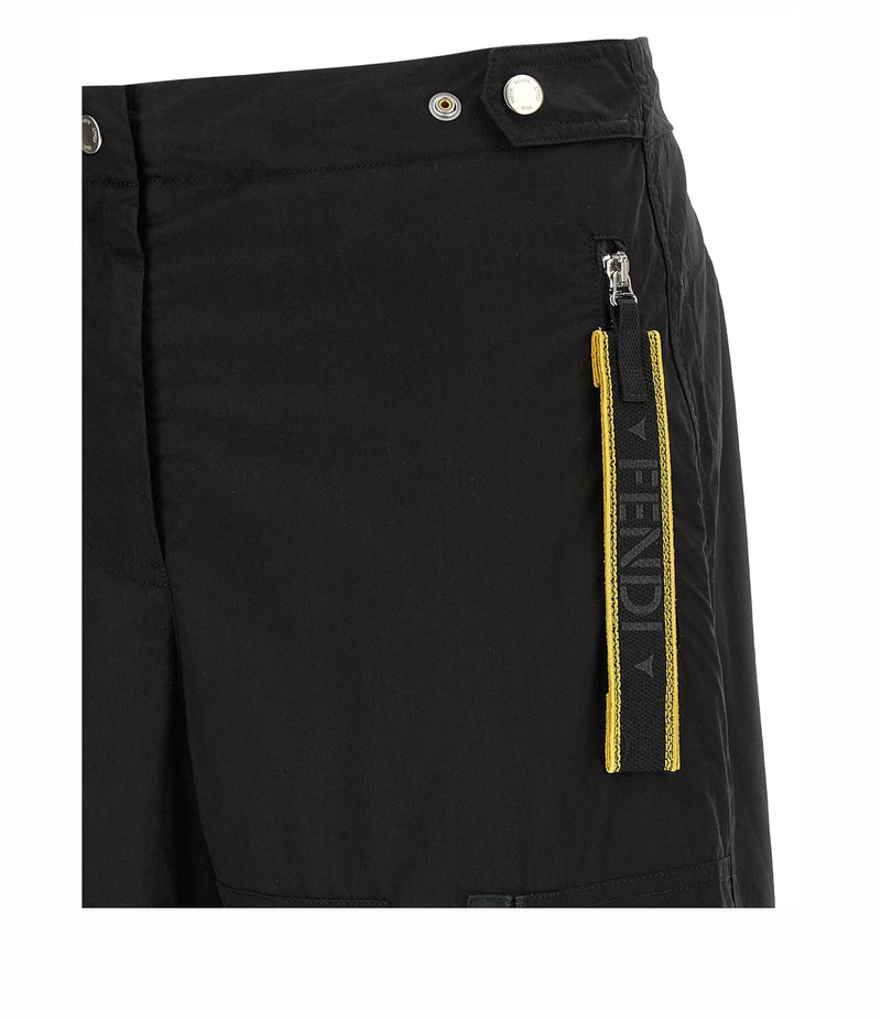Fendi Cargo Pant in black, Cotton — view 3