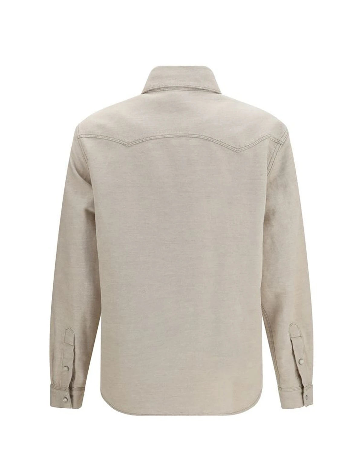 Fendi Dress Shirt in beige, Cotton — view 2