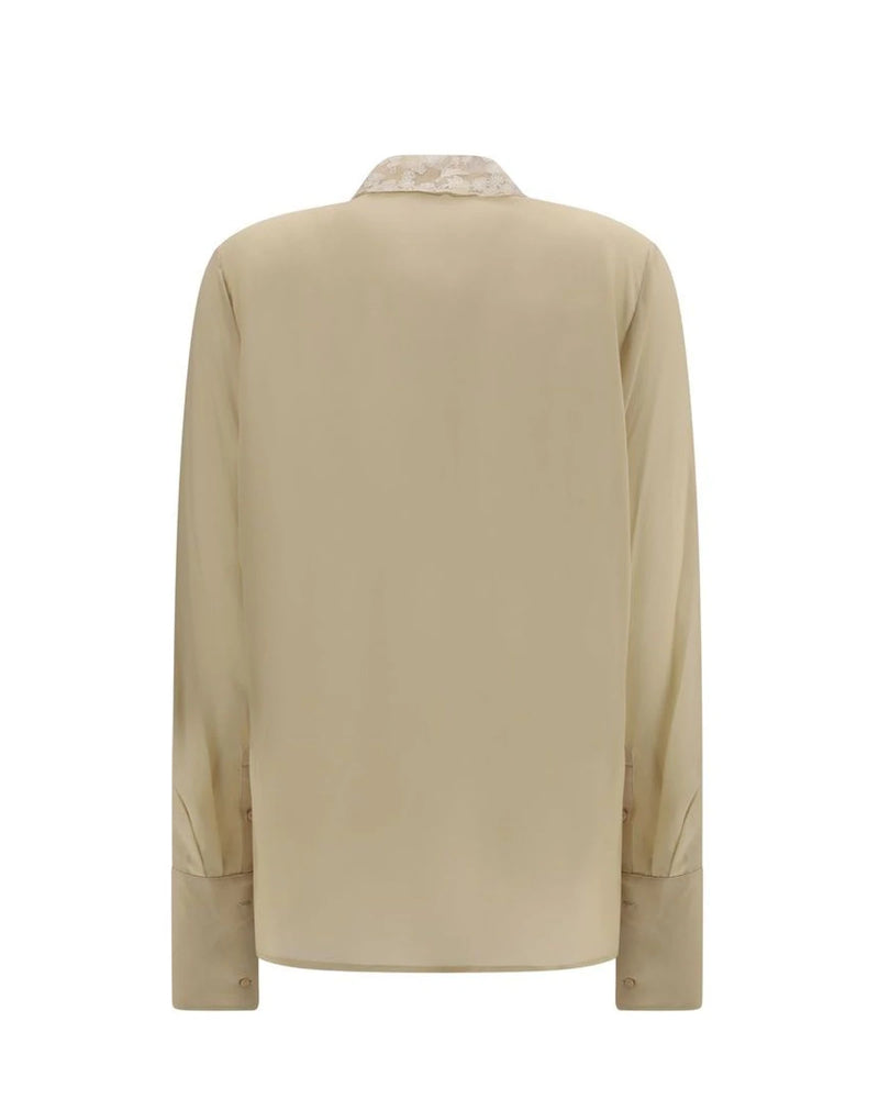 Fendi Dress Shirt in beige, Silk — view 2