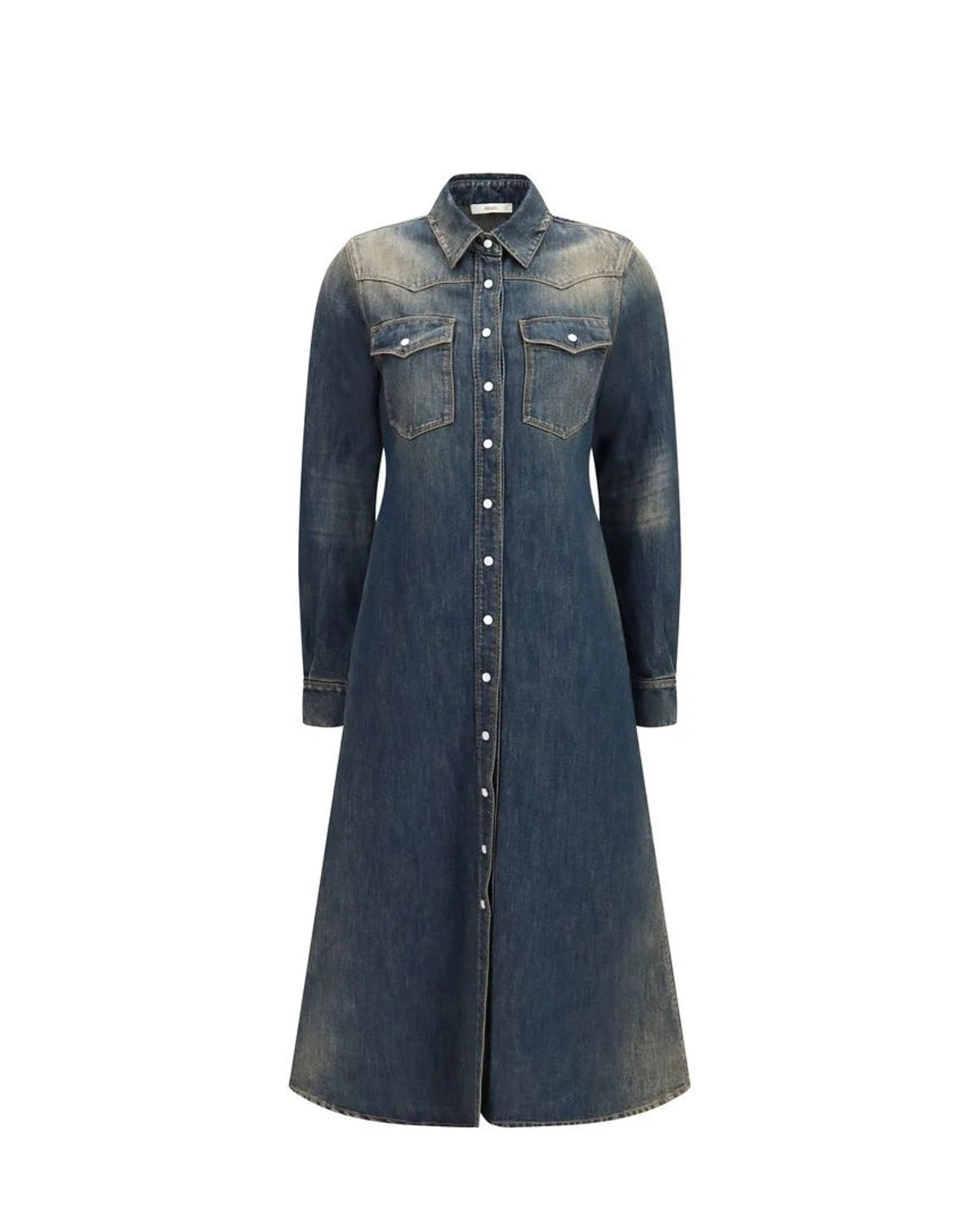 Fendi Dresse in blue, Cotton