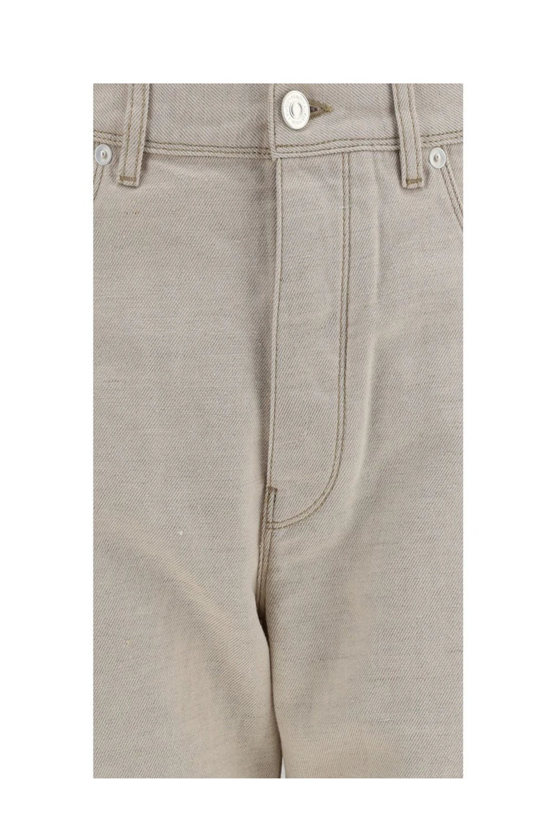 Fendi Jean in beige, Cotton — view 3