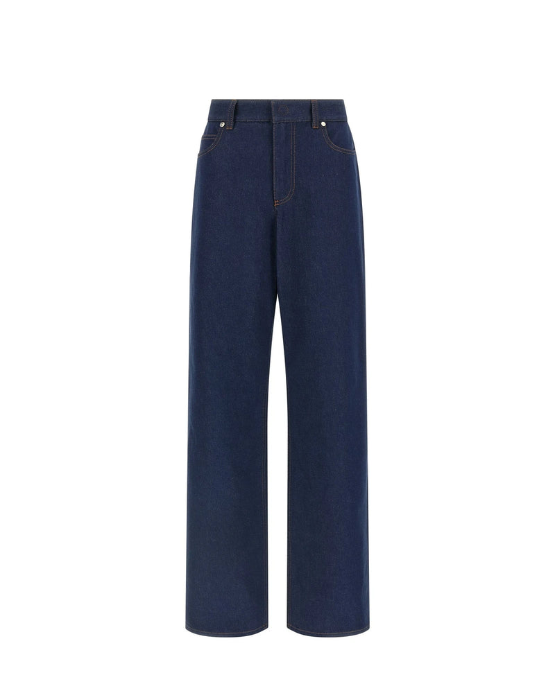 Fendi Jean in blue, Cotton