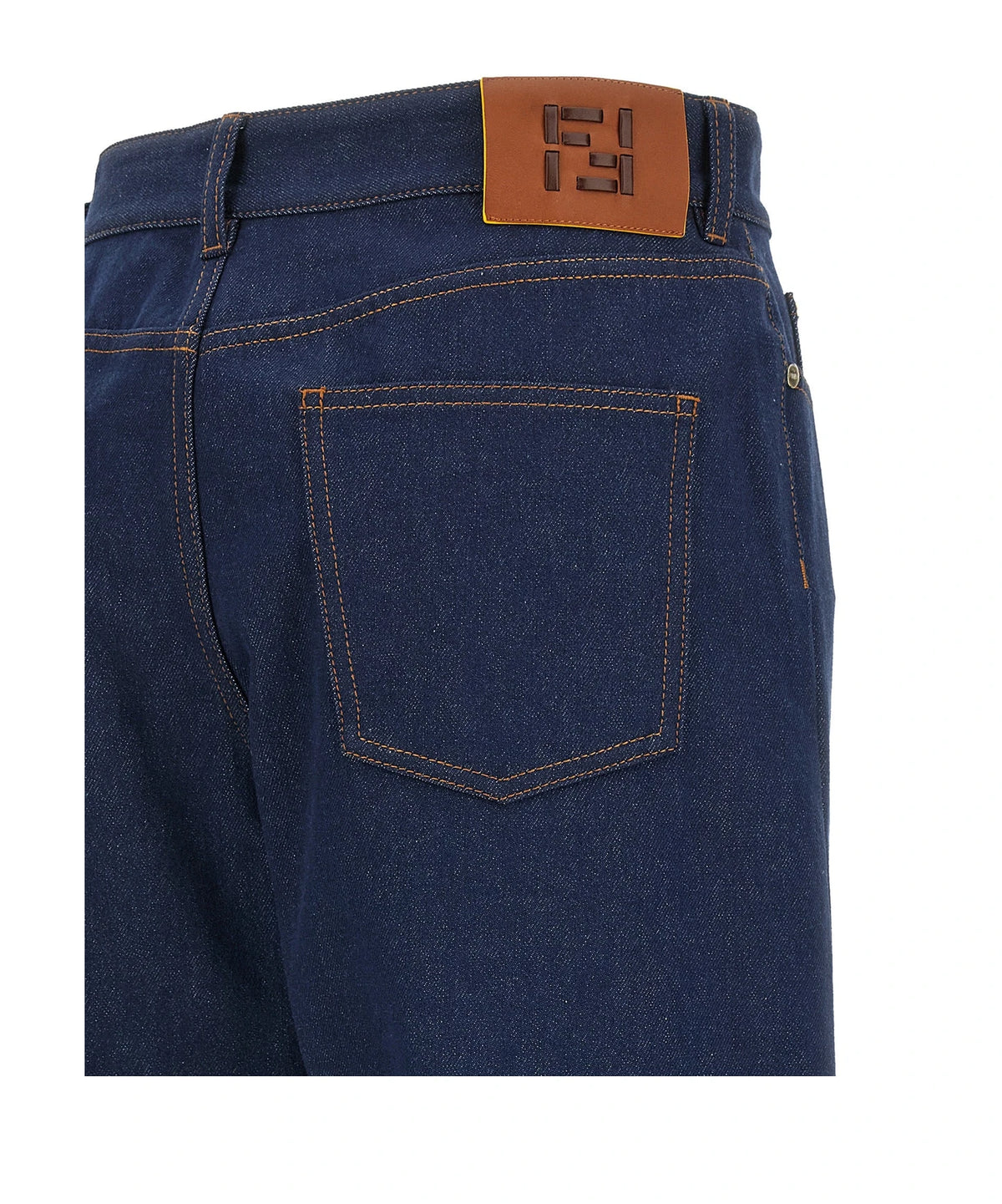 Fendi Jean in blue, Cotton — view 4