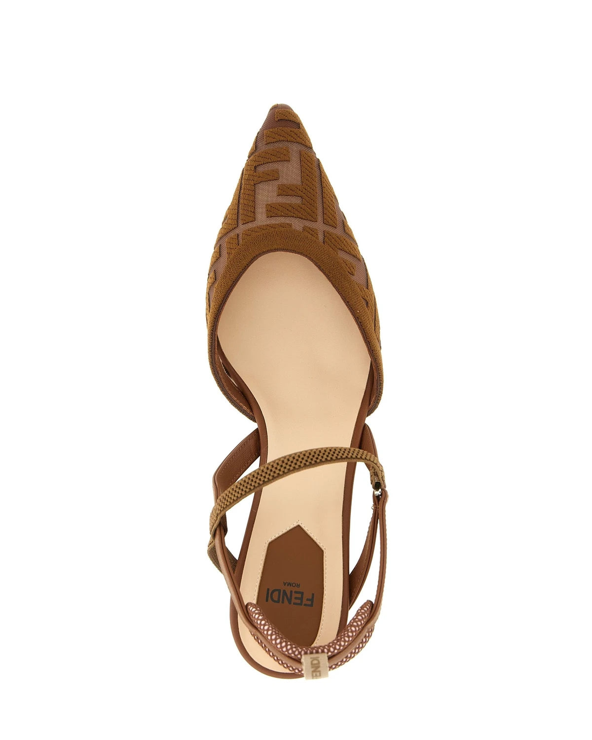 Fendi Pumps in brown, Polyamide — view 4