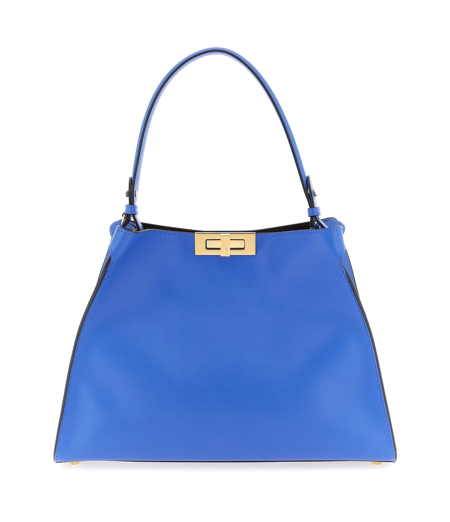 Fendi Satchel Bag in blue, Calfskin Leather — view 3