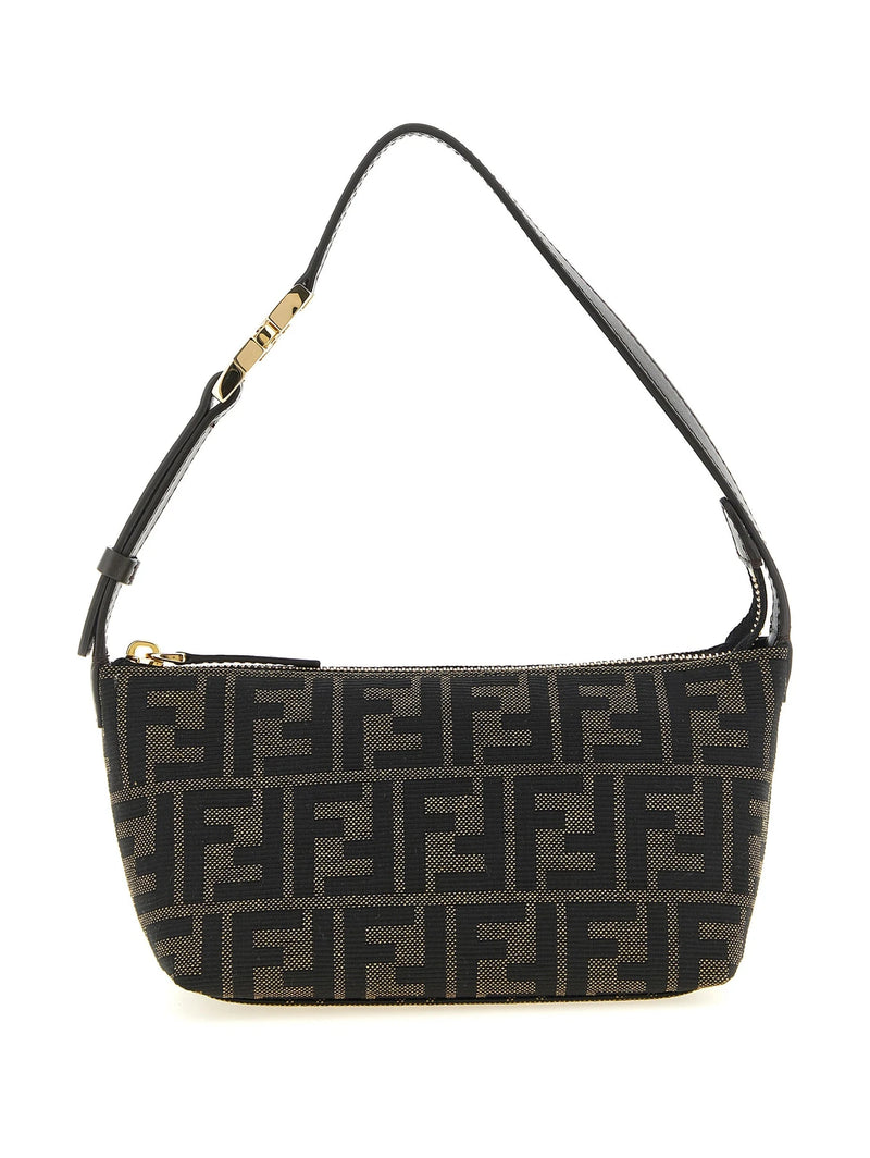 Fendi Shoulder Bag in brown, Polyester