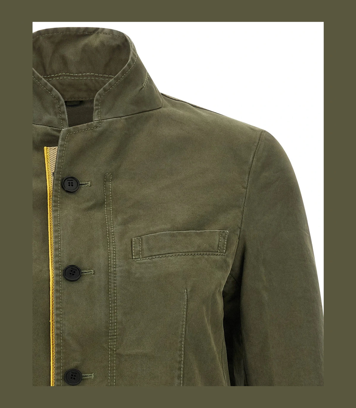 Fendi Sport Jacket in green, Cotton — view 3
