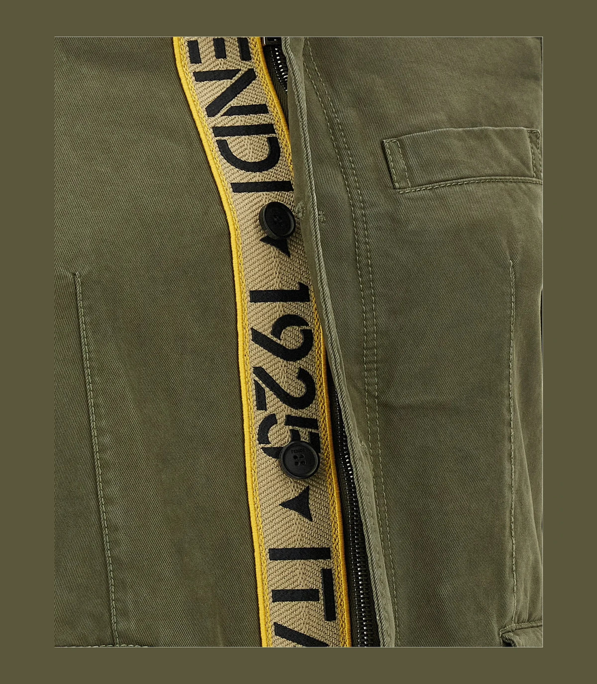 Fendi Sport Jacket in green, Cotton — view 5