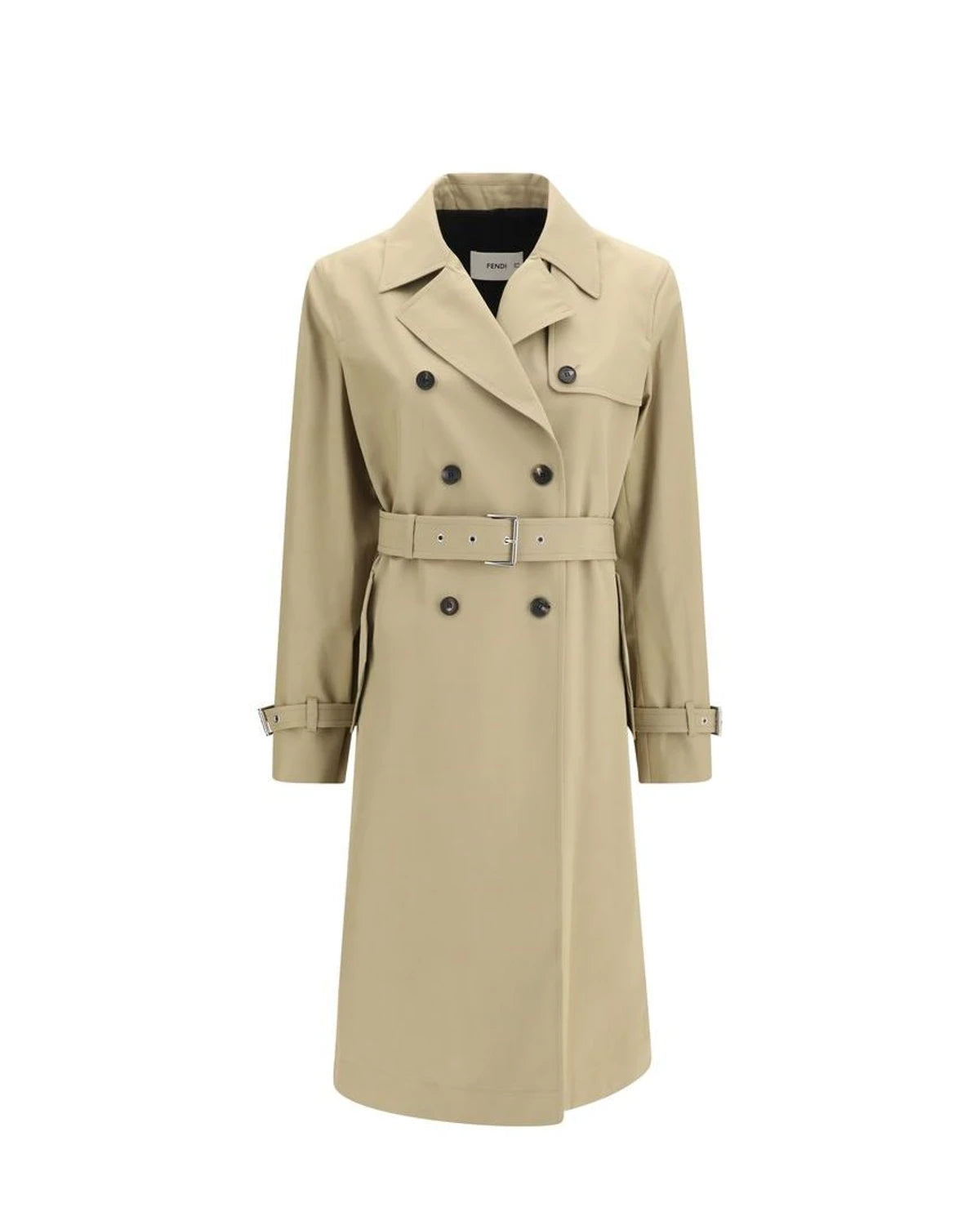 Fendi Trench Coat in beige, Cotton