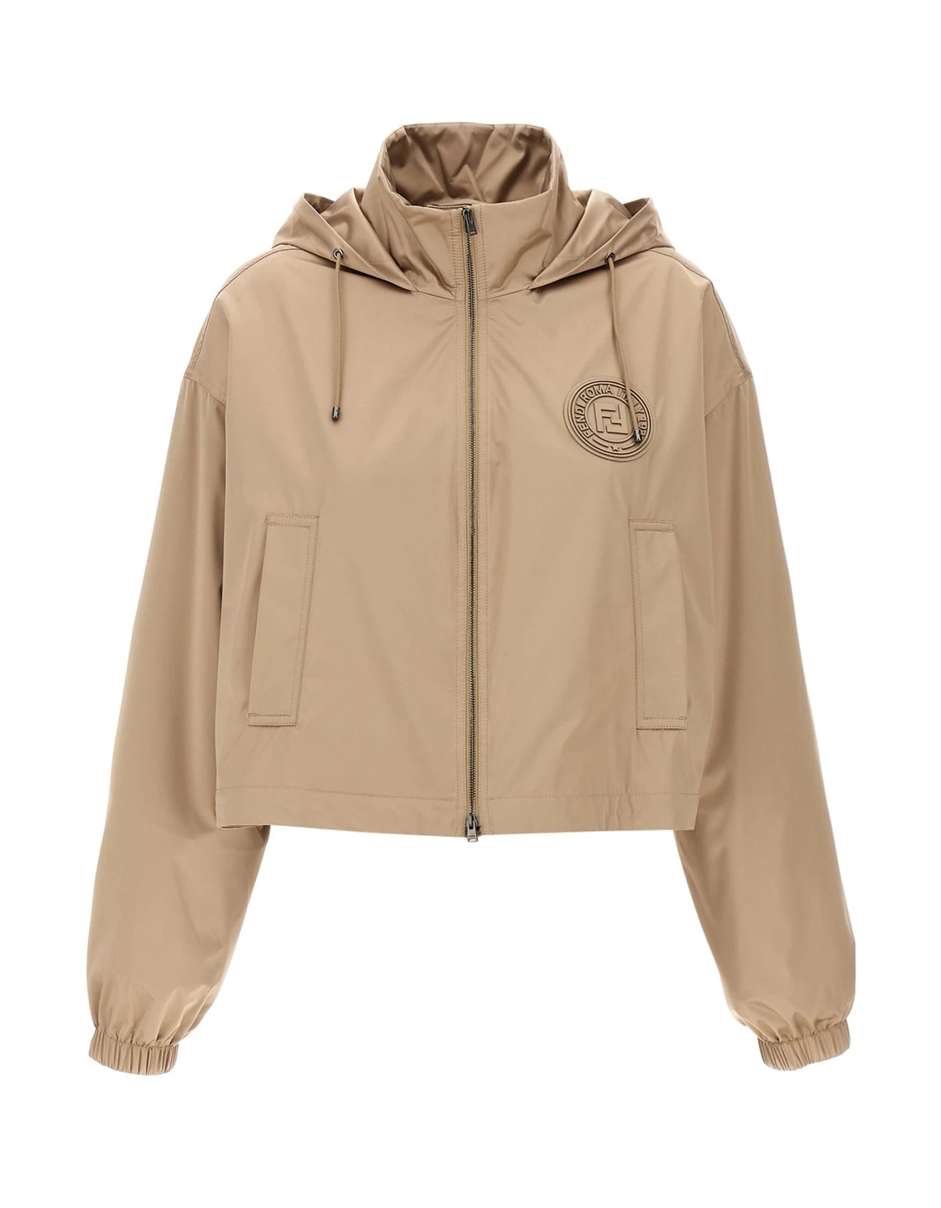 Fendi Windbreaker in brown, Polyester